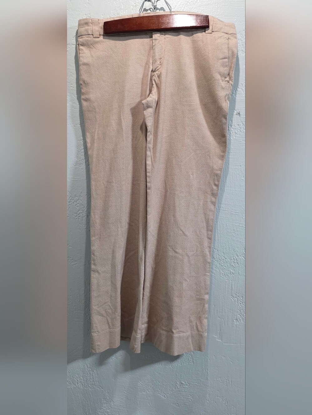 Gap Stretch Women's Rose Pink Chino Trousers Extended Tab Waist Size 10